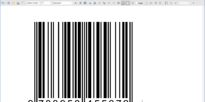 So erzeugst du einen ISBN-Strichcode mit Word für Windows